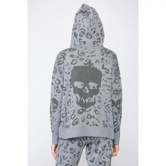 NWT Lightweight skull hooded sweater Small Medium - Picture 1 of 2
